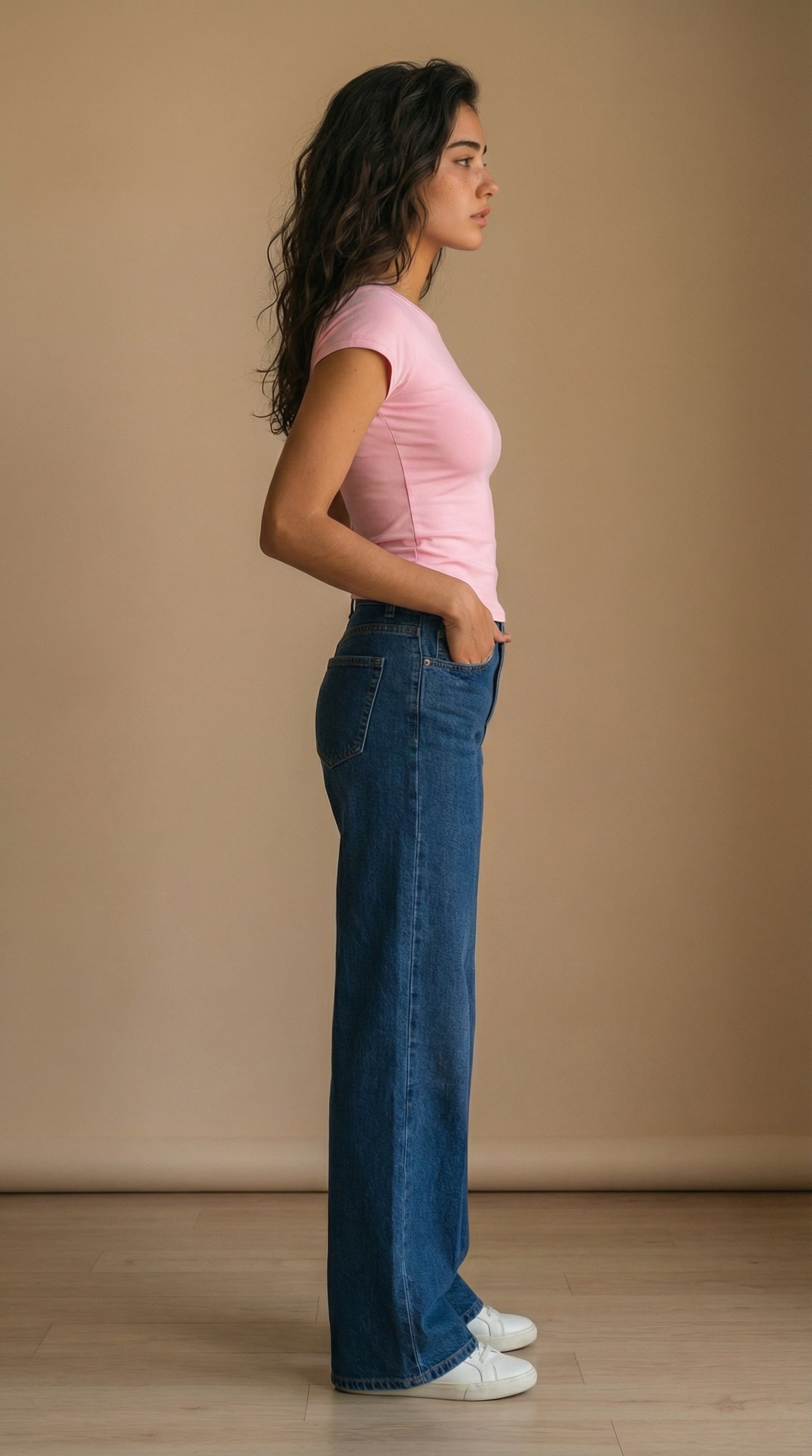 Rose Round Neck Cap Sleeve